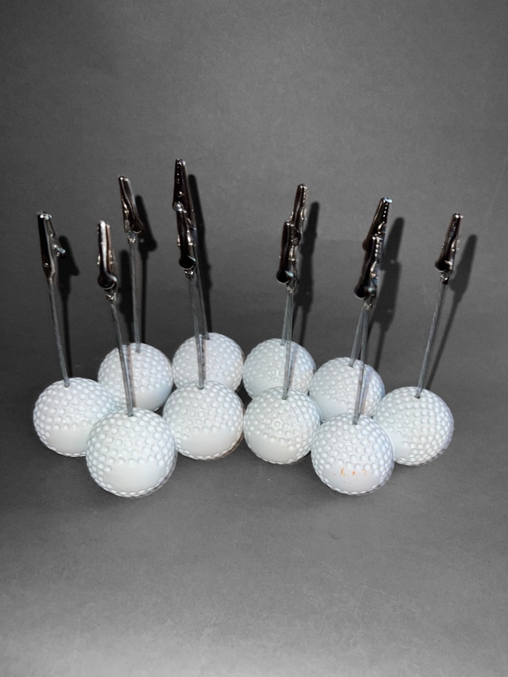 10 Golf Ball Place Card Holders